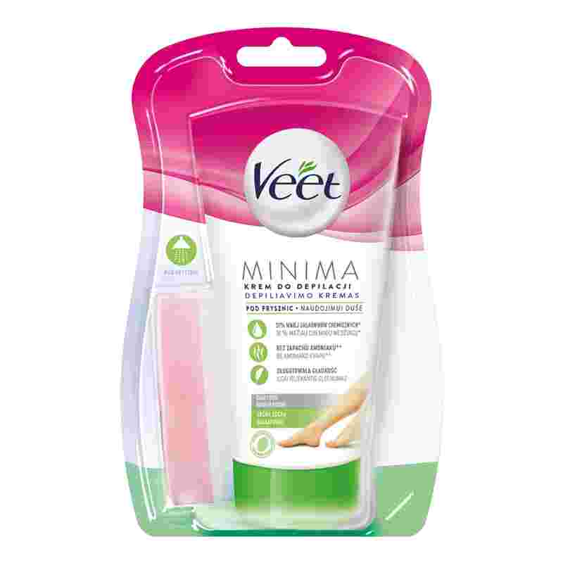 VEET MINIMA Krem do depilacji pod prysznic dla skóry suchej 135 ml