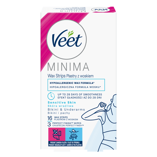 Cold wax strips and kits - page 14_VEET MINIMA Plastry z woskiem do depilacji bikini i pach dla skory wrazliwej 16 szt (1).png