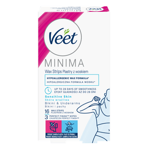 Cold wax strips and kits - page 14_VEET MINIMA Plastry z woskiem do depilacji bikini i pach dla skory wrazliwej 16 szt (1).png