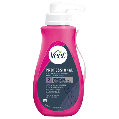 VEET PROFESSIONAL<sup>TM</sup> Krem do depilacji do wszystkich rodzajów skóry 400 ml