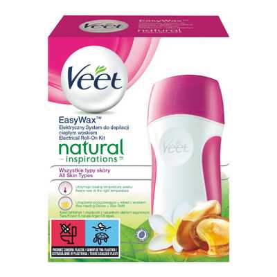 VEET Natural Inspirations Elektryczny System do Depilacji Ciepłym woskiem