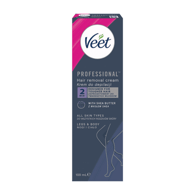 VEET PROFESSIONAL<sup>TM</sup> Krem do depilacji do wszystkich rodzajów skóry 100 ml