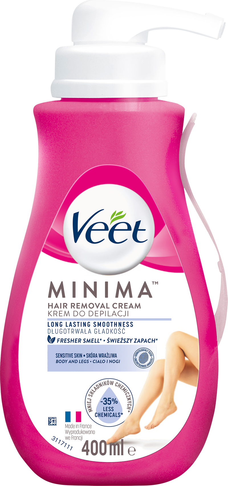VEET MINIMA Krem do depilacji dla skóry wrażliwej 400 ml