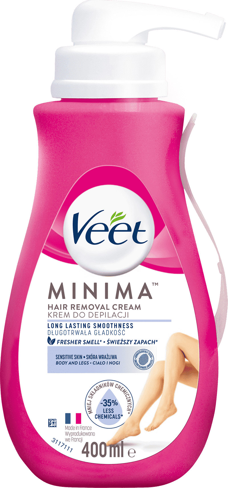 VEET MINIMA Krem do depilacji dla skóry wrażliwej 400 ml