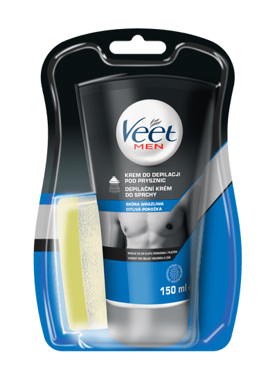VEET MEN krem do depilacji pod prysznic – skóra wrażliwa 150 ml