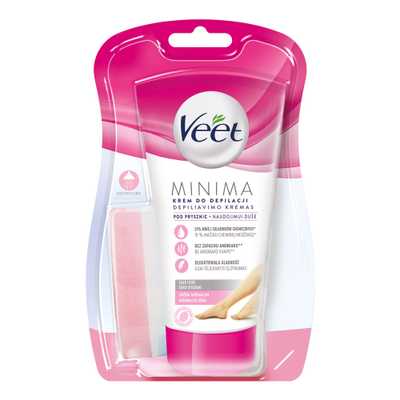 VEET MINIMA Krem do depilacji pod prysznic dla skóry normalnej 135 ml